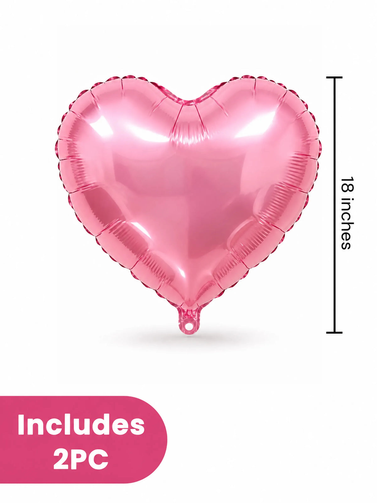 Welcome Baby Girl Foil Balloon Set – 5 Pcs, Pink