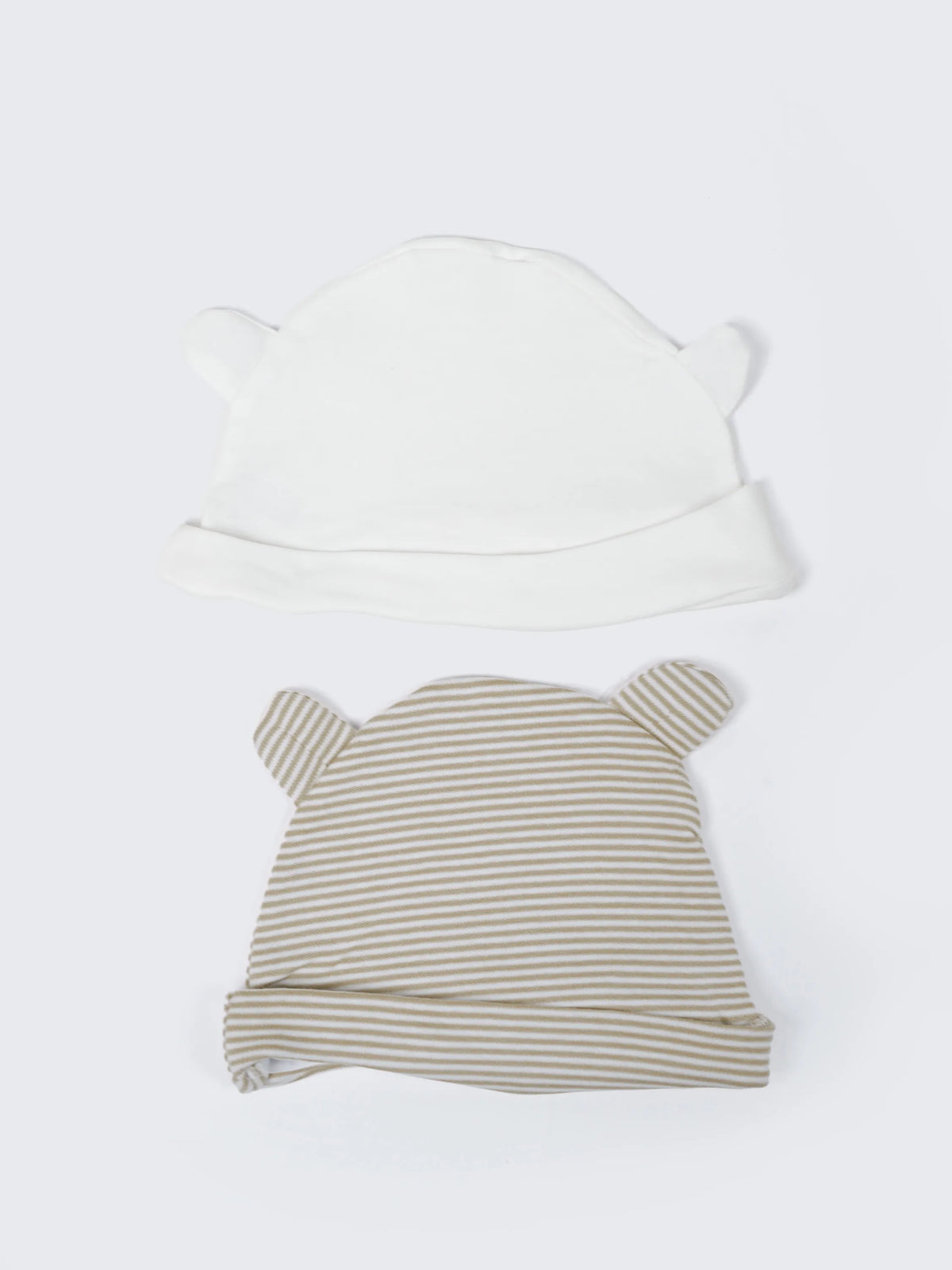 Baby Cotton Knot Cap 2 Pack