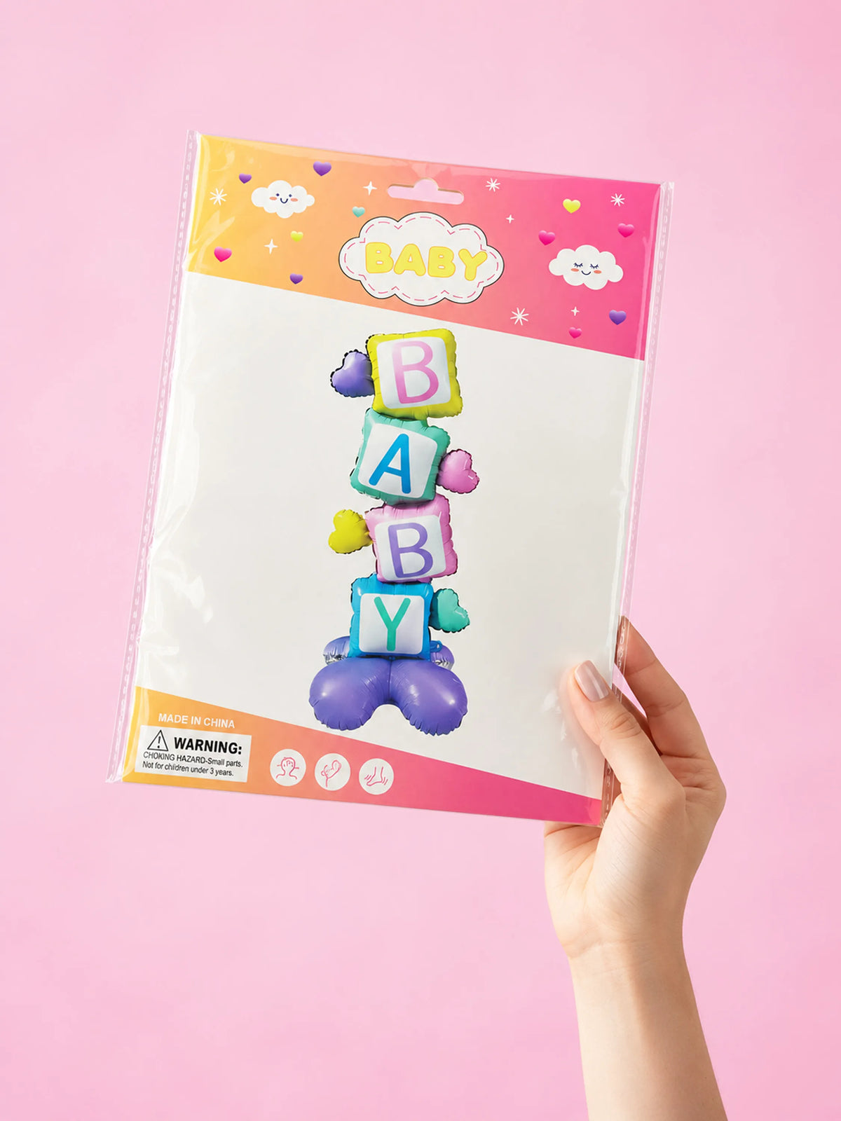 Baby ABC Alphabet Foil Balloon – Multicolor