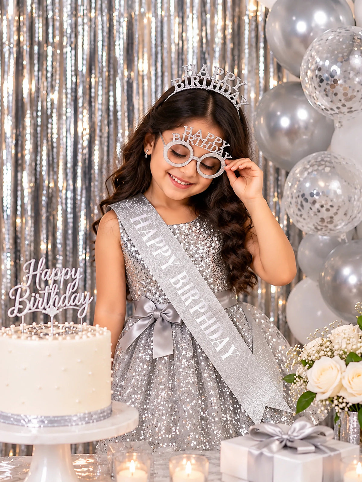 Happy Birthday Party Accessories Set – 3 Pcs