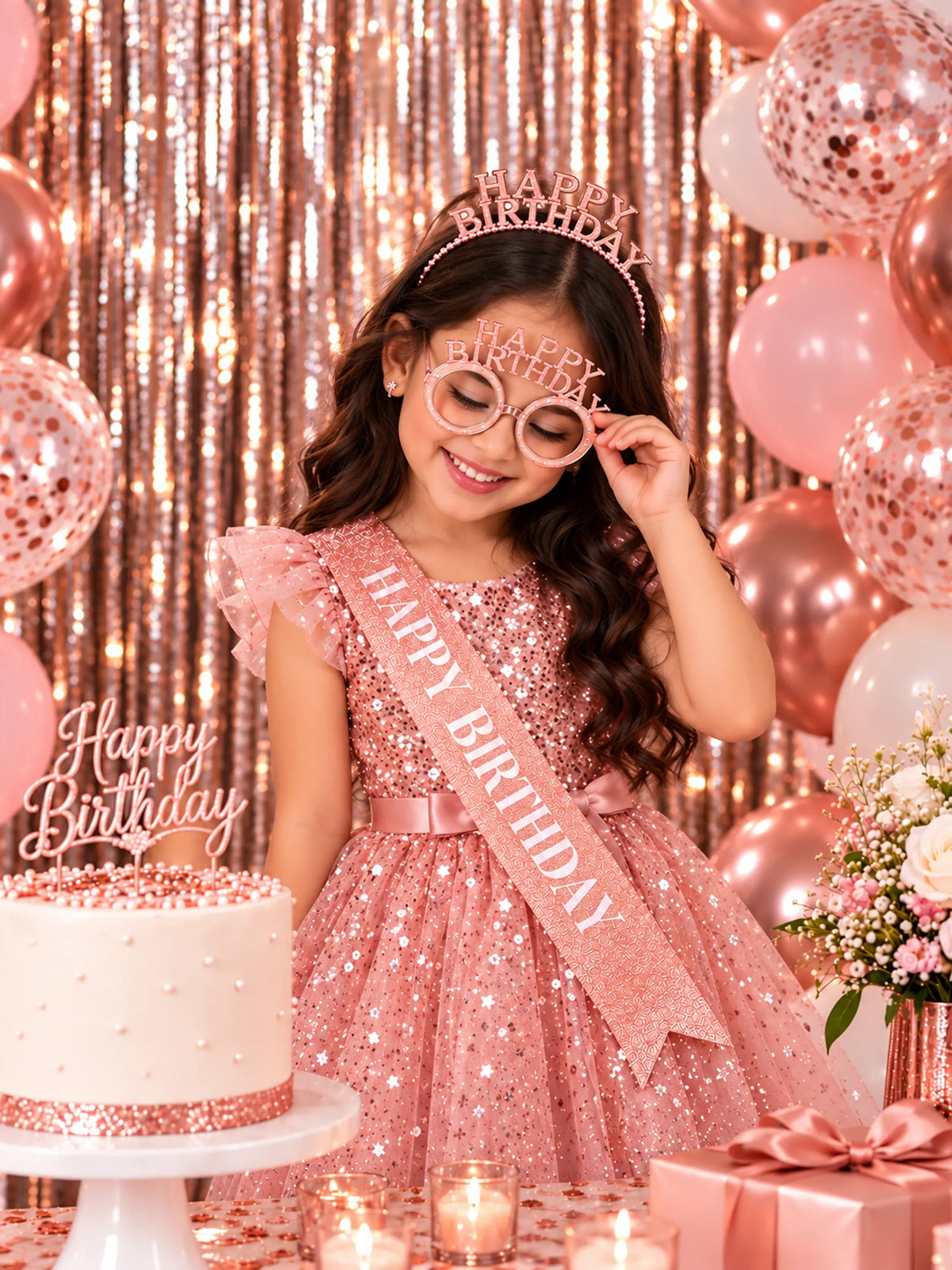 Happy Birthday Party Accessories Set – 3 Pcs
