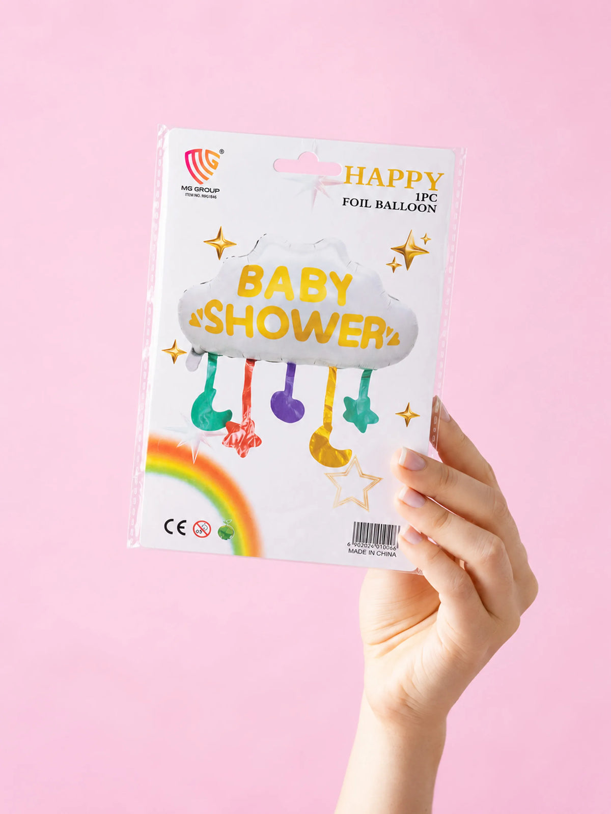 Baby Shower Cloud Foil Balloon
