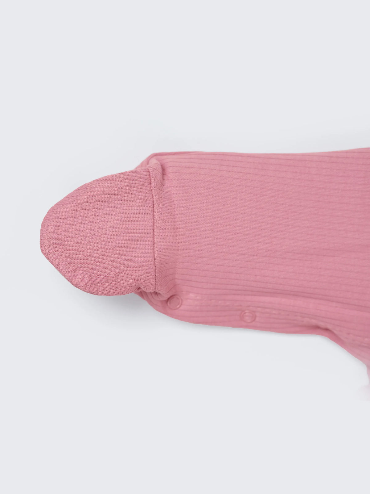 Unisex Solid Baby Sleepsuit - Pink