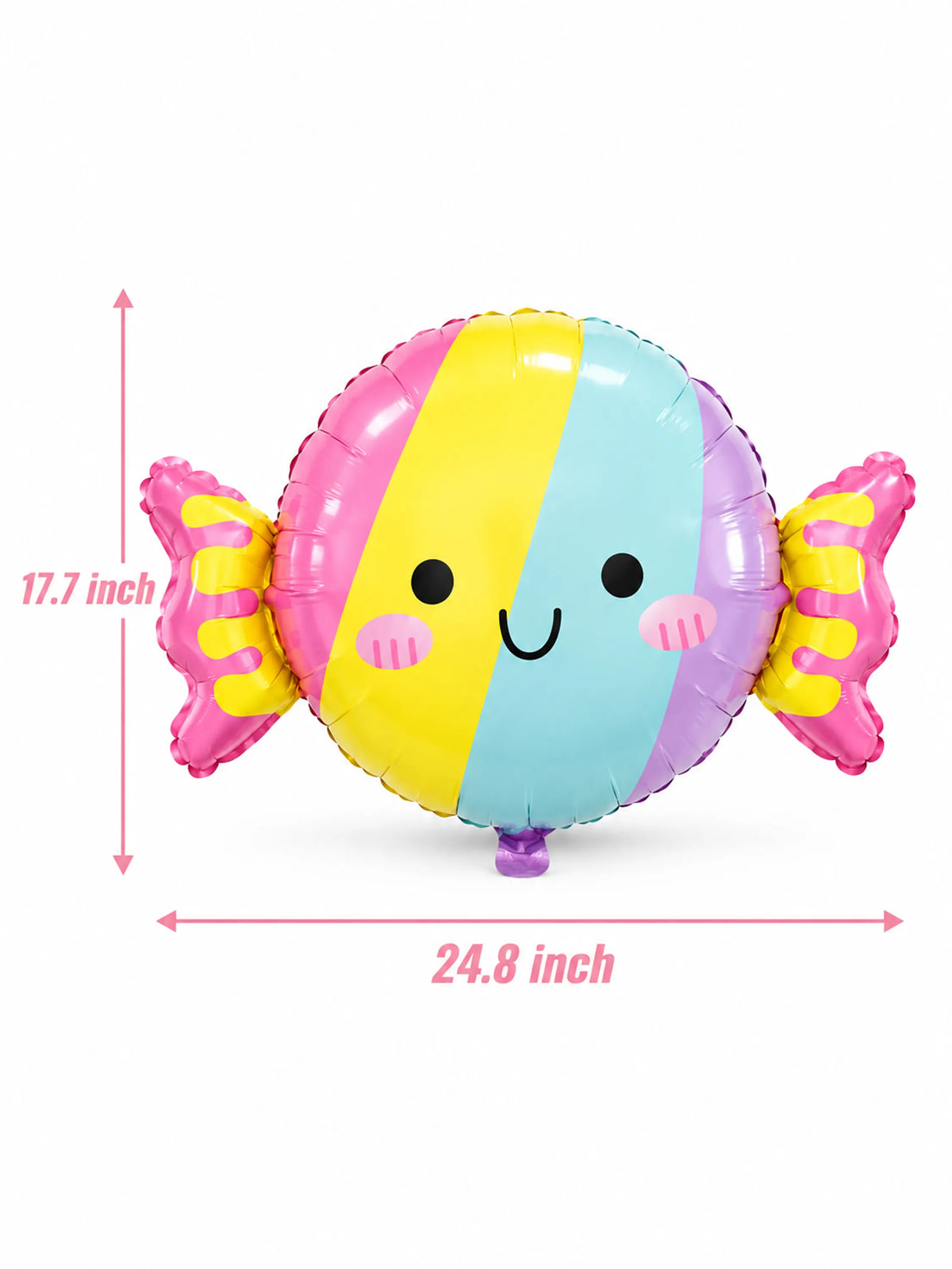 5-Piece Ice Cream & Candy Foil Balloons Set