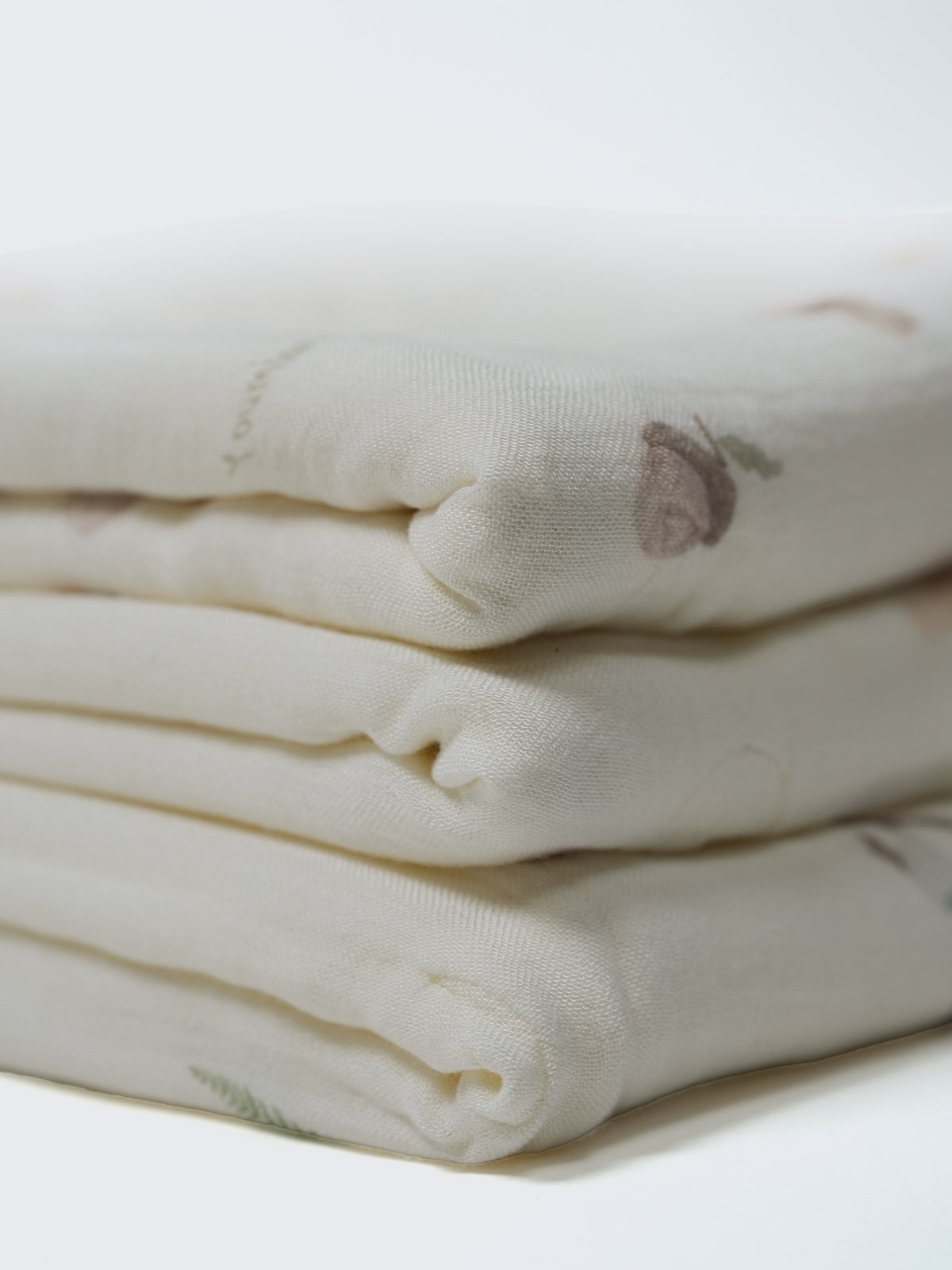Organic Cotton Rocking Horse Baby Muslin Receiving Blanket