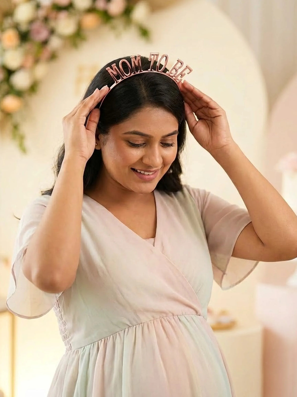 "Mom To Be" Baby Shower Headband