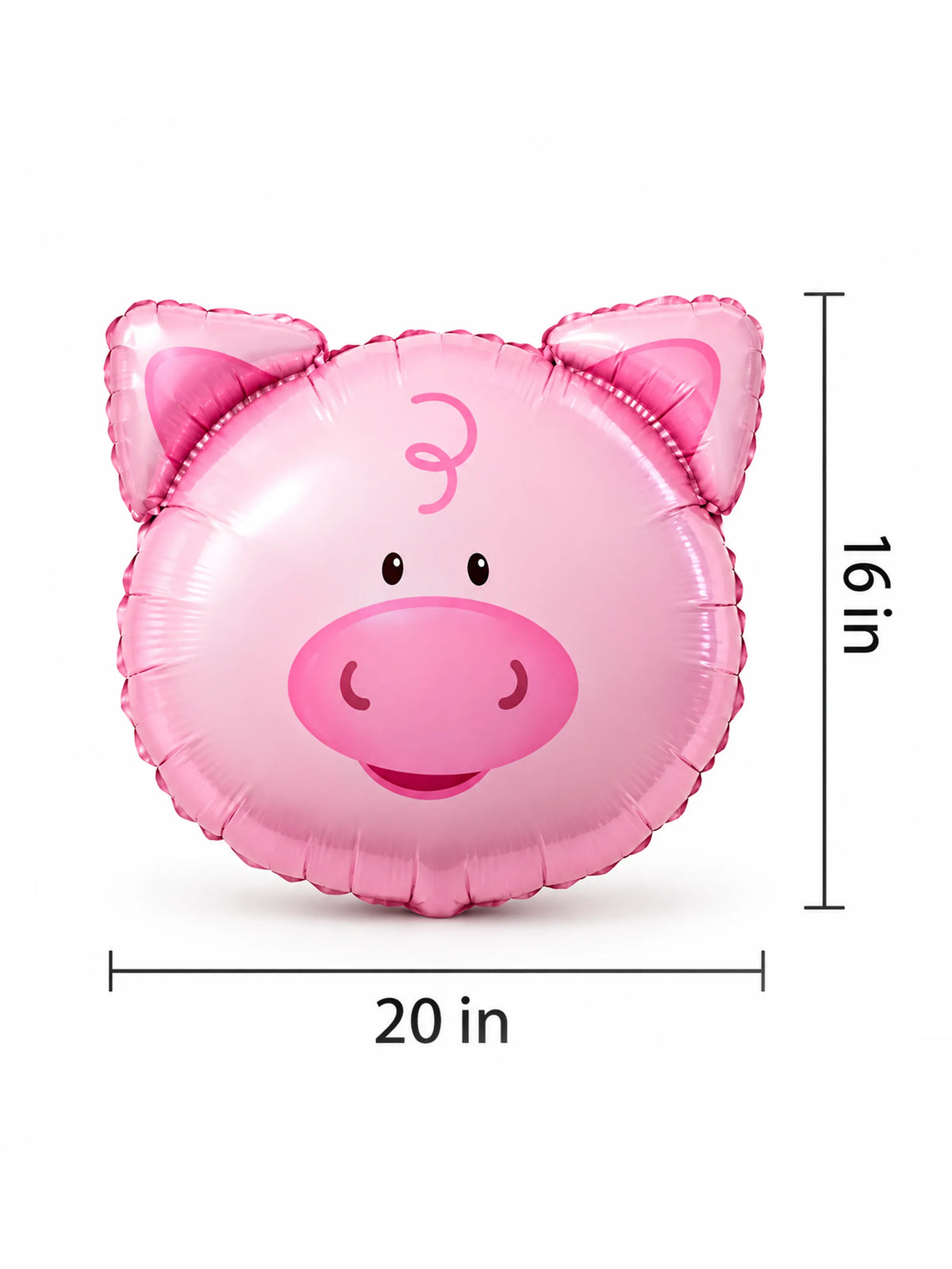 Safari Animal Face Foil Balloon Set – 8 Pcs