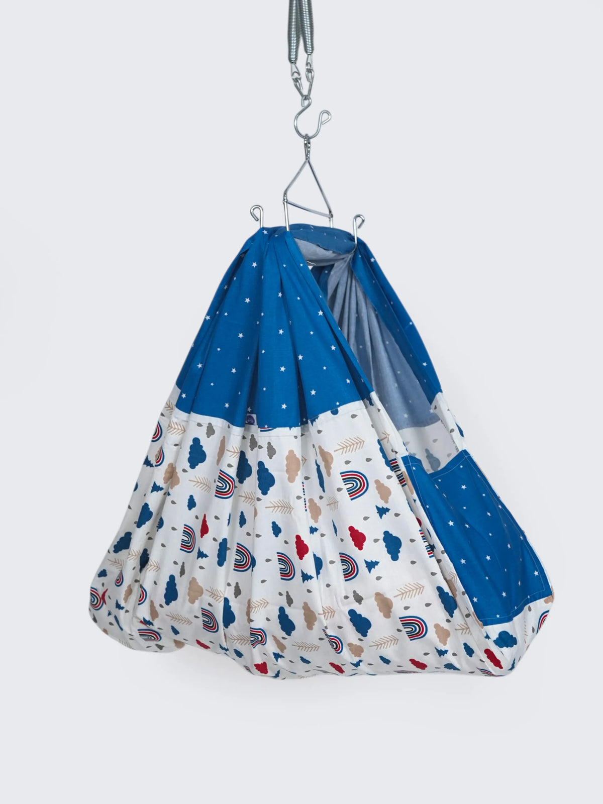 TSG Mix & Match Cotton Baby Thottil/Jhula/Cradle - Rainbow Cloud