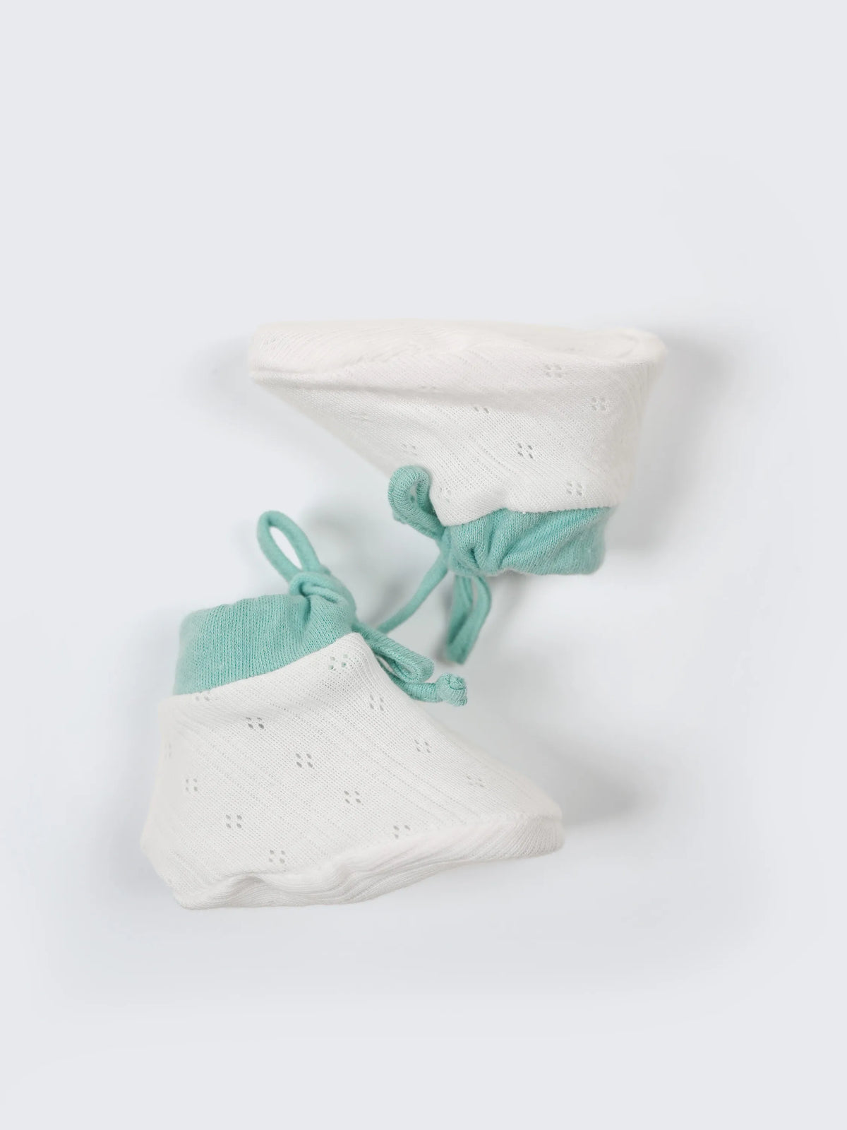 Baby Booties & Mittens Combo Set – 3 Pairs