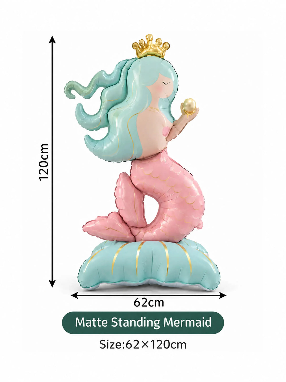 Ocean Theme Foil Balloon Set – 10 Pcs, Sea Animals