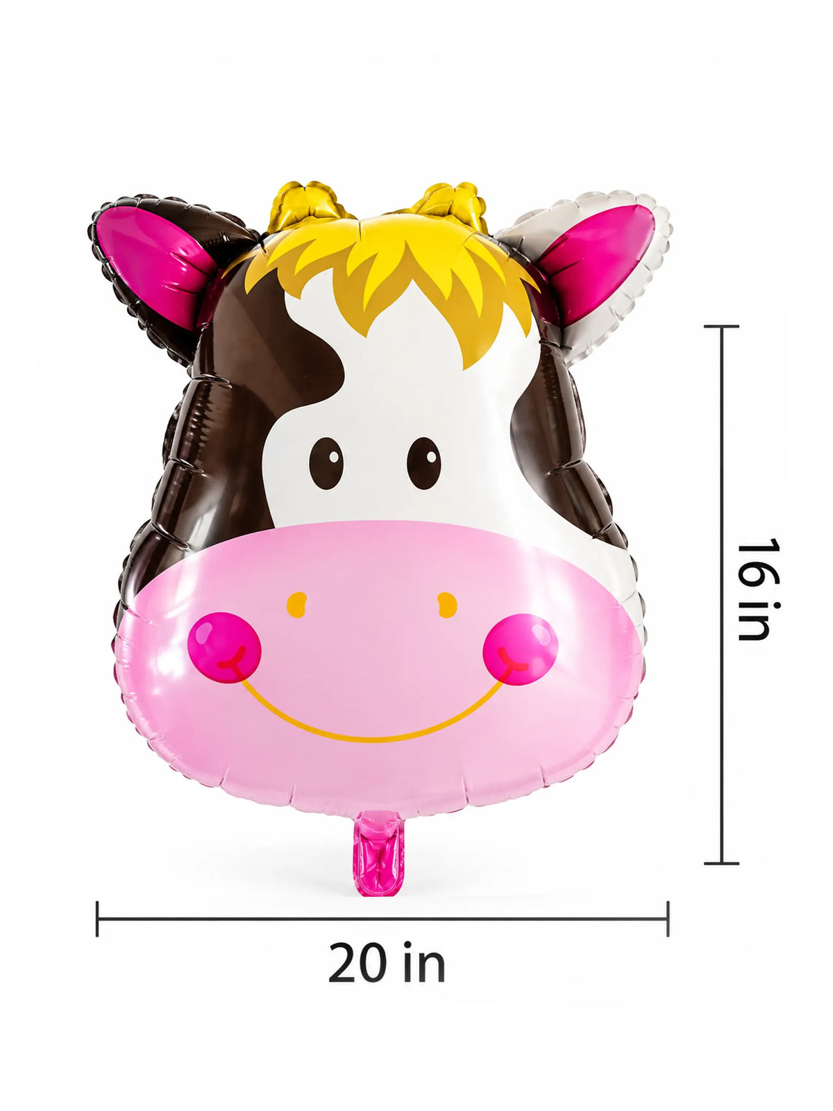 Safari Animal Face Foil Balloon Set – 8 Pcs