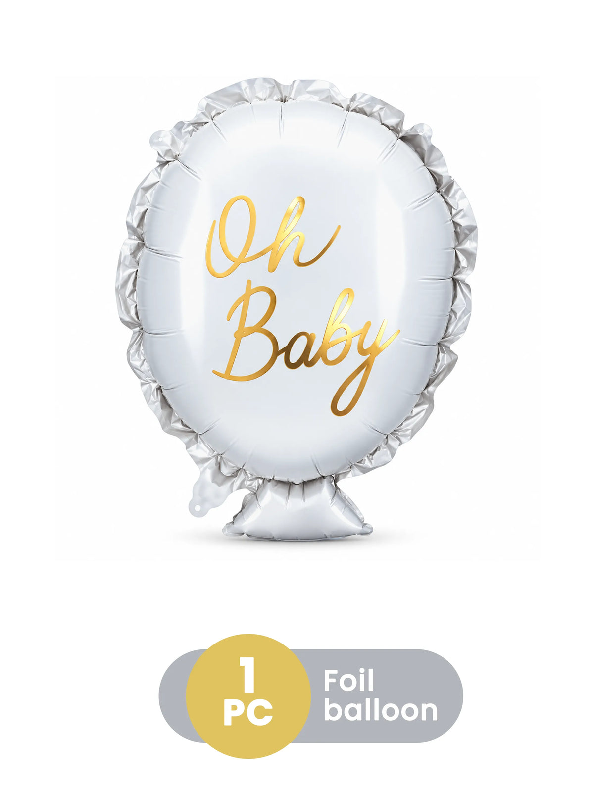Oh Baby Foil Balloon Mylar Party Decor 1-Piece