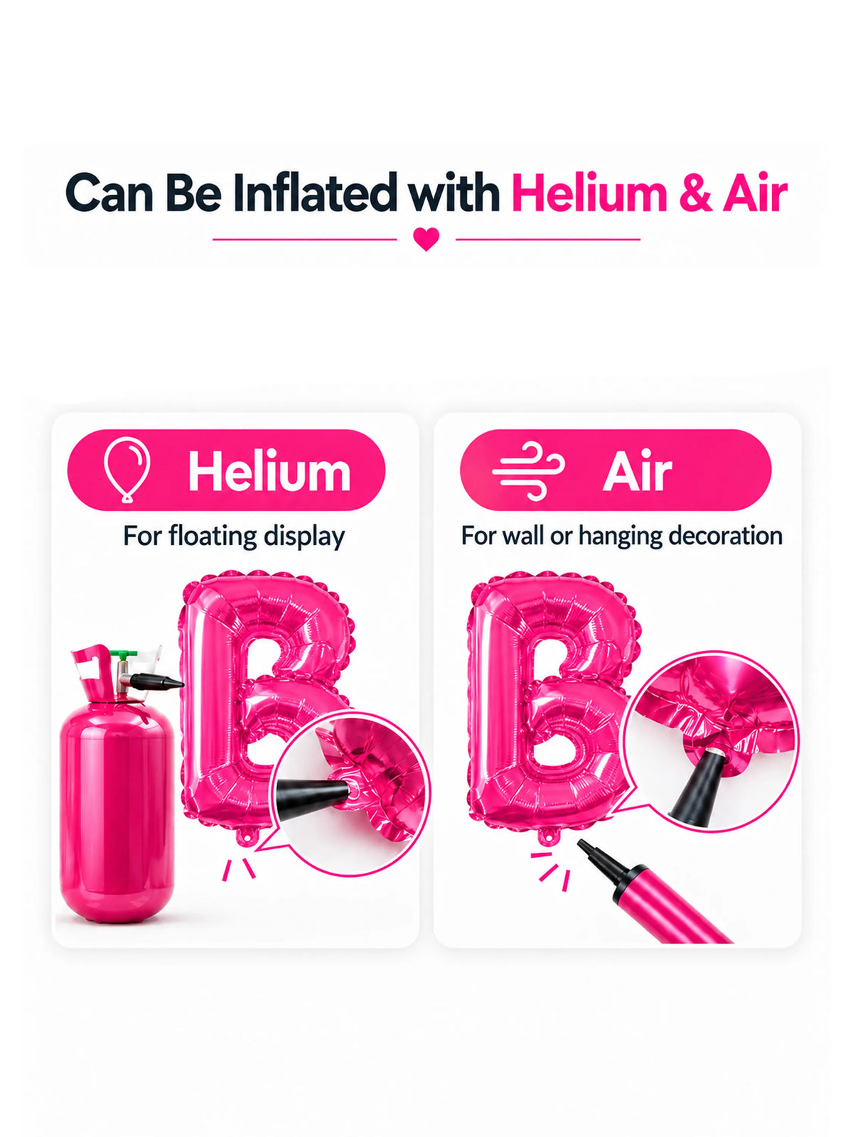 Pink BABY GIRL Foil Balloon Set