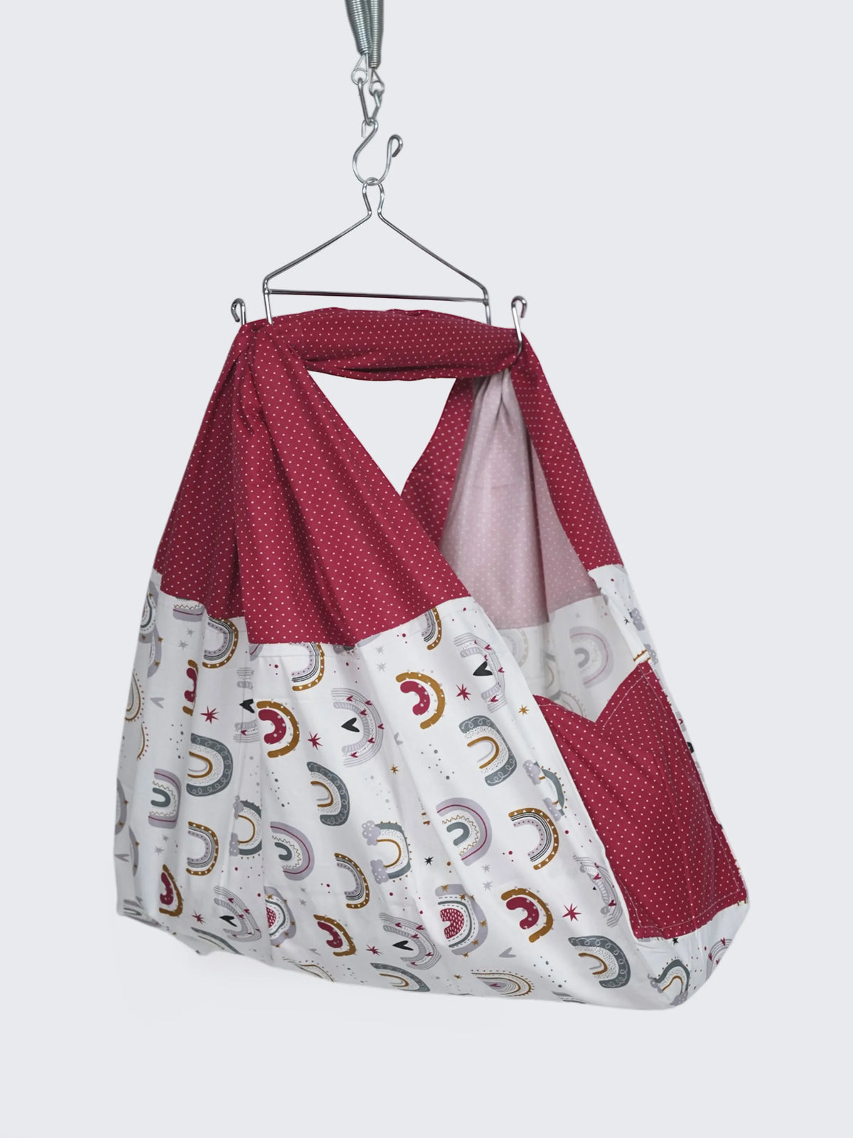 Twill Baby Cradle Safeguard Set - Rainbow Print