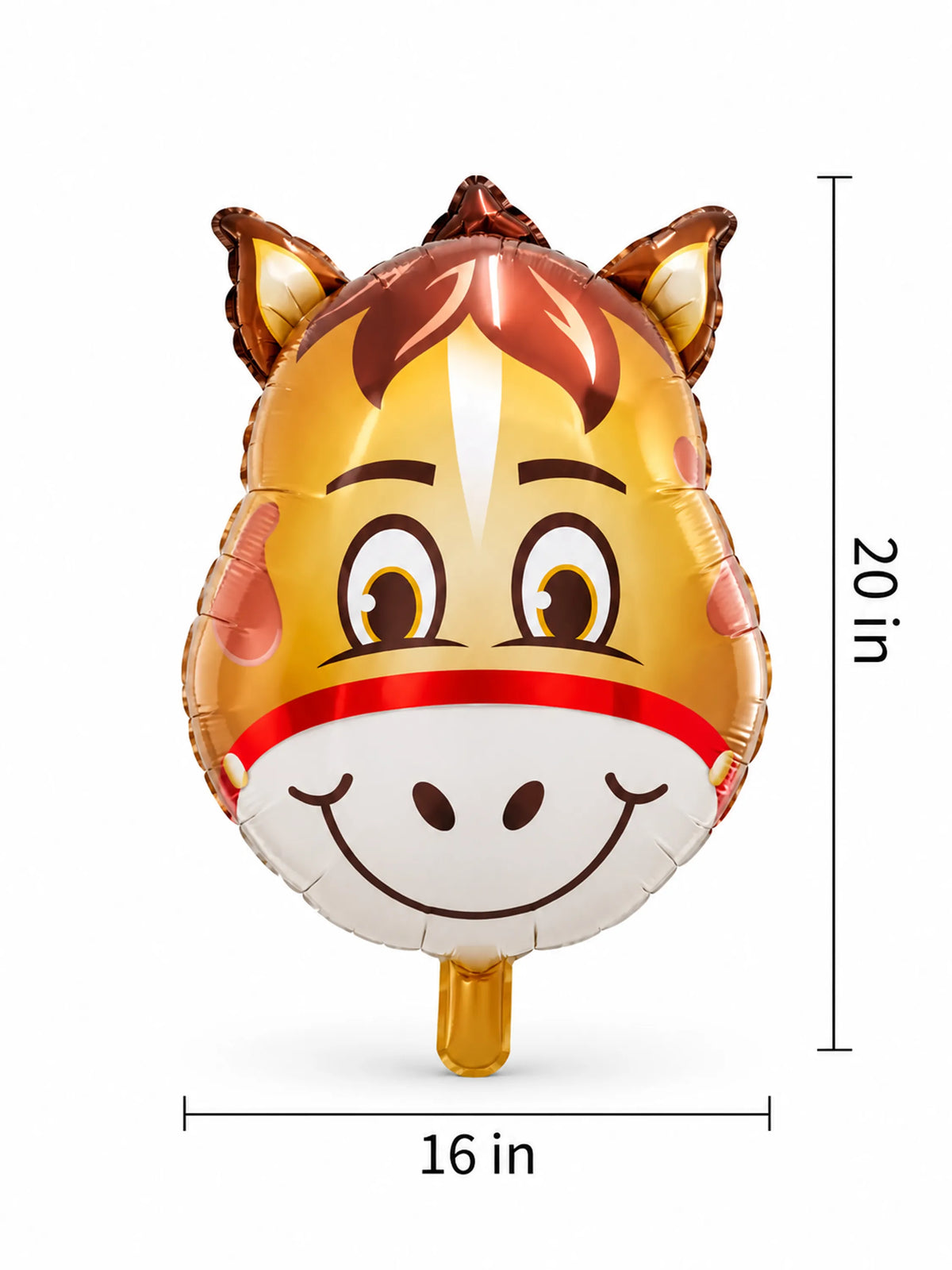 Safari Animal Face Foil Balloon Set – 8 Pcs