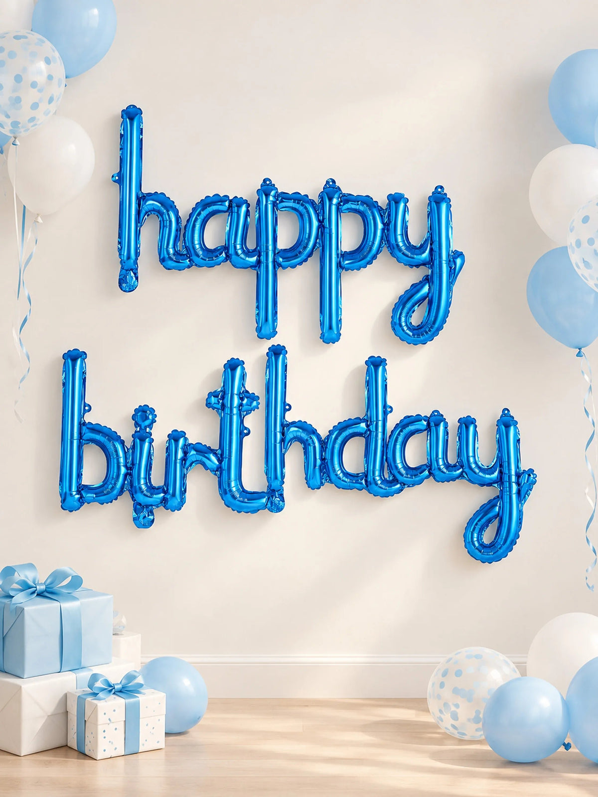 "Happy Birthday" Foil Balloon Banner
