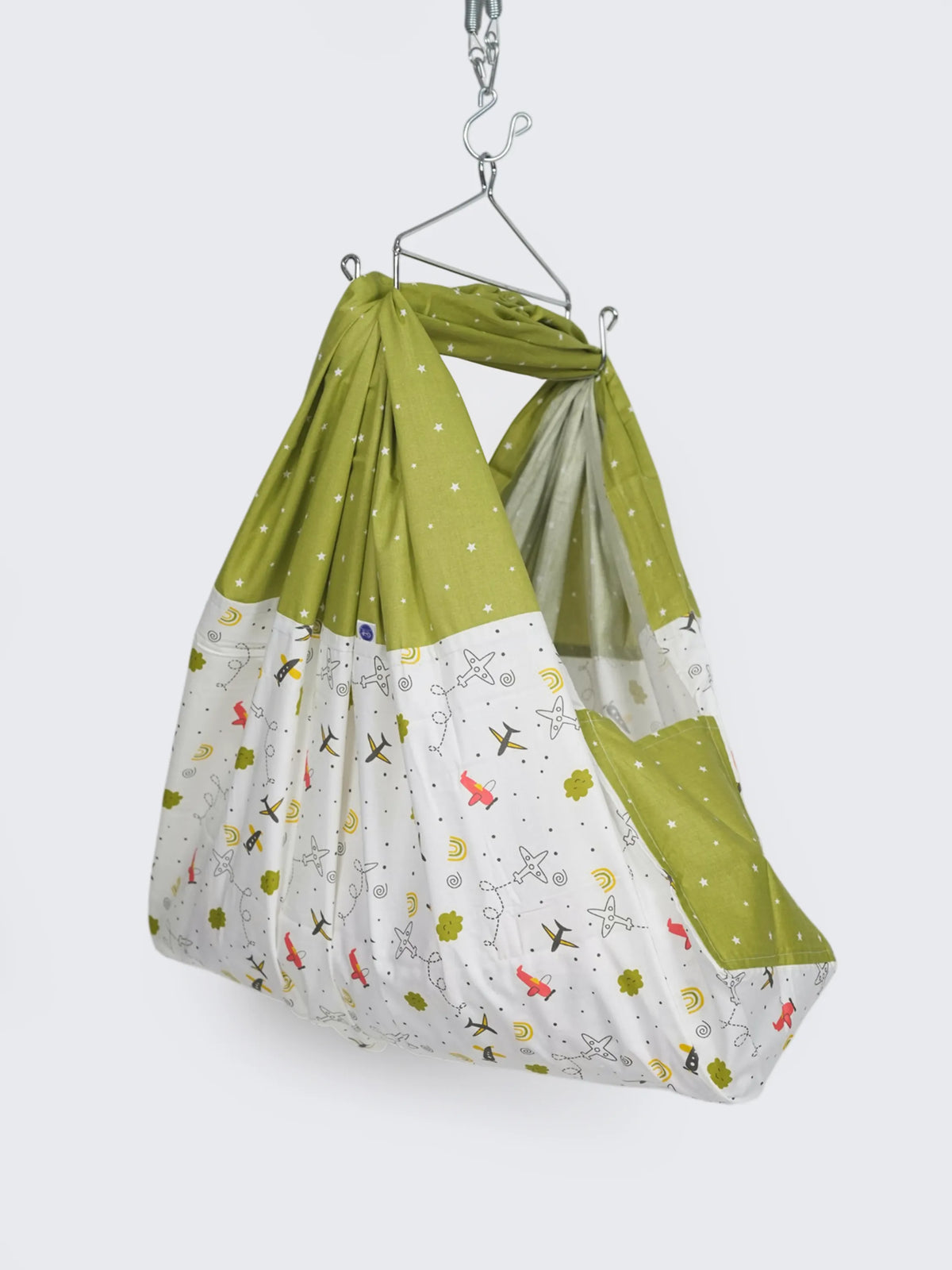 TSG Mix & Match Cotton Baby Thottil/Jhula/Cradle - Airplane