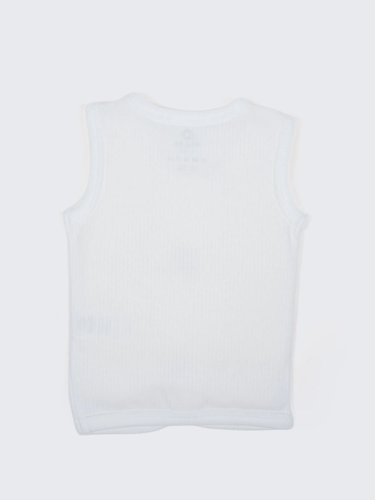 Baby Sleeveless Vest & Shorts Set - White