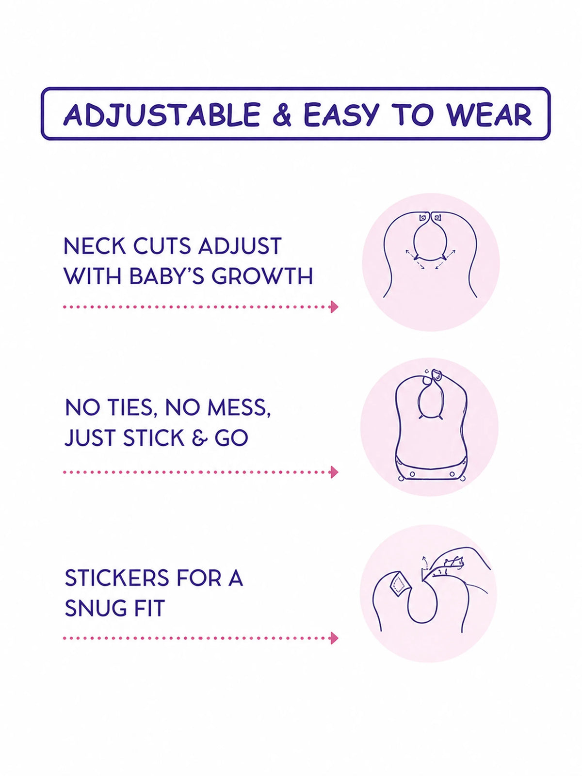 Disposable Baby Bibs -20 Pcs