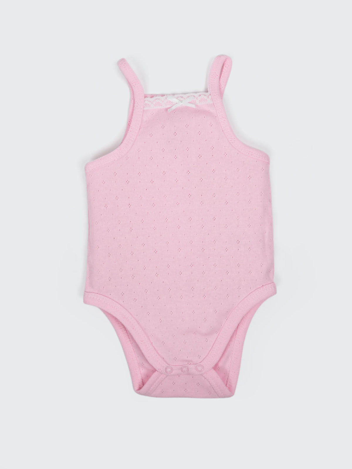 Baby Girls Cotton Camisole Bodysuit 2-Piece Combo