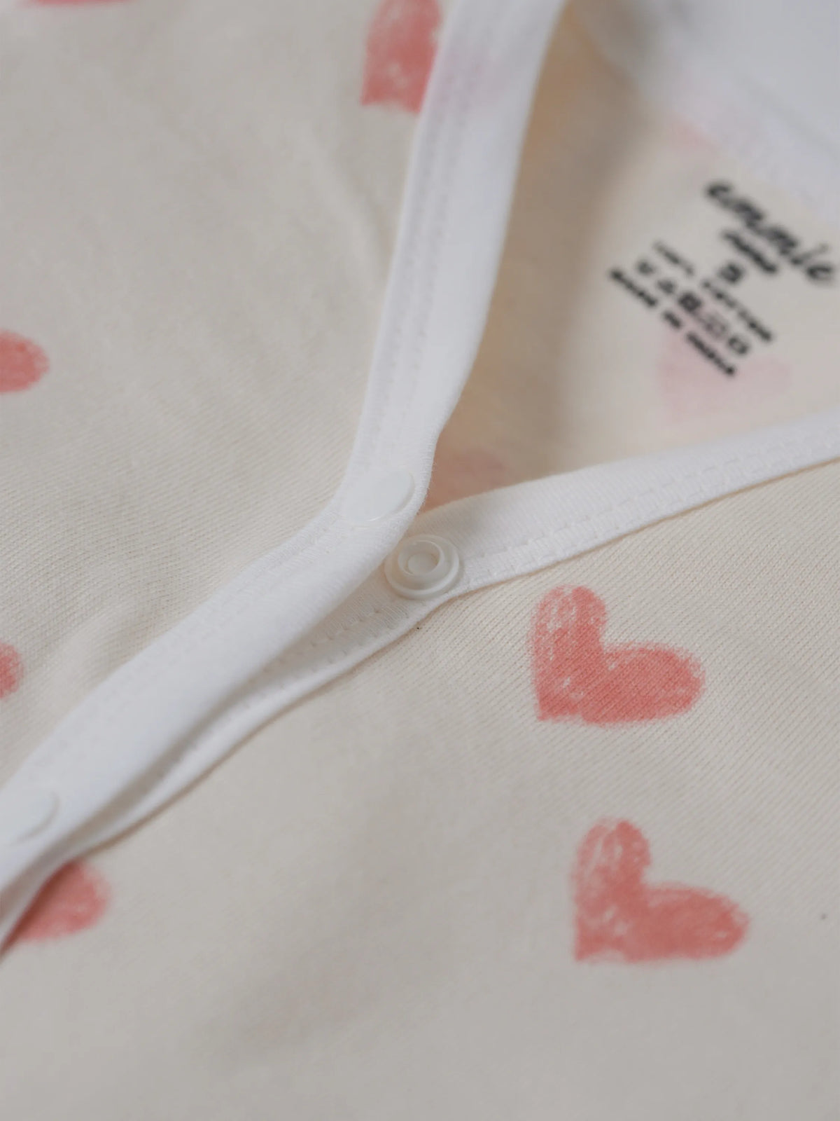 Baby Heart Print Half Sleeve Jabla & Shorts Set