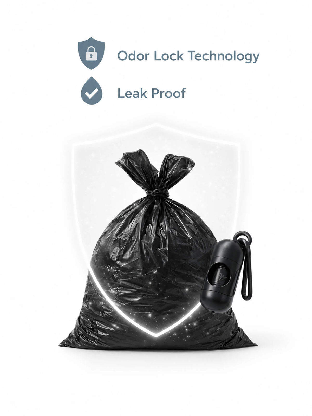Portable Baby Diaper Disposal Bags with Dispenser