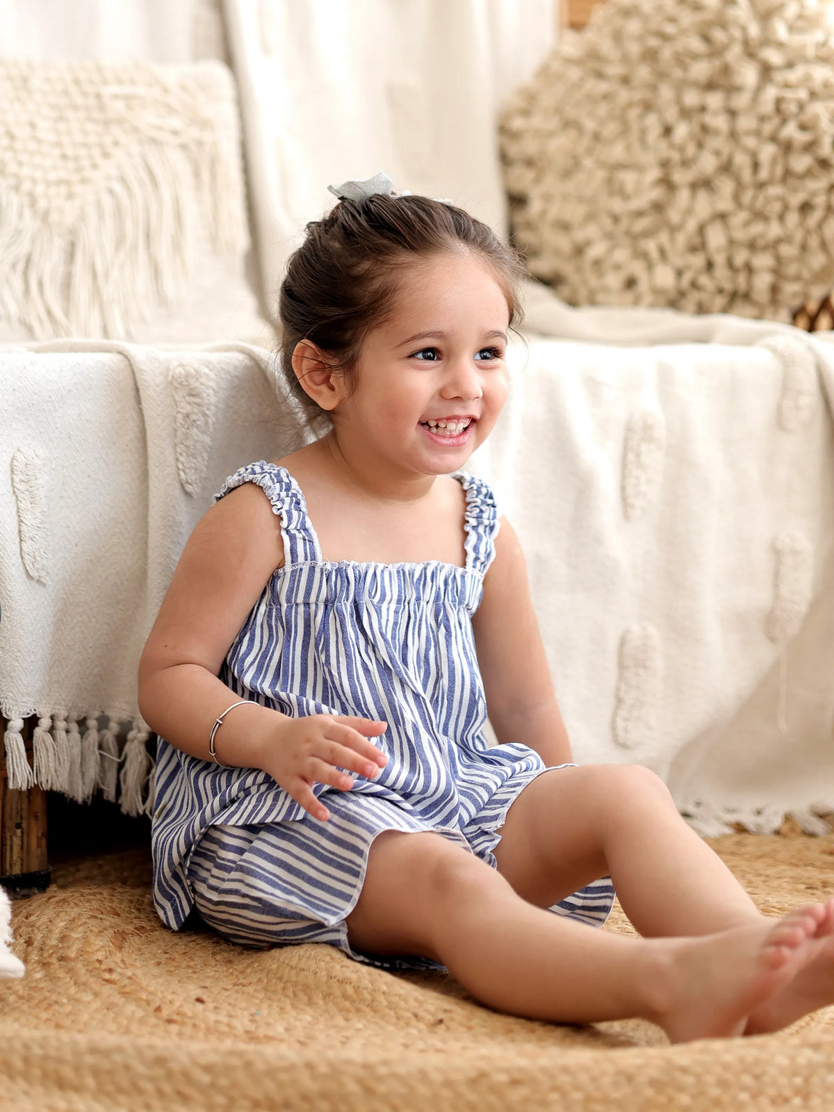 Striped Charm Co-ord Set for Girls