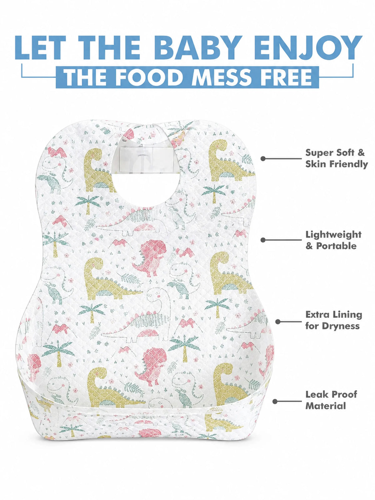 Disposable Baby Bibs -20 Pcs