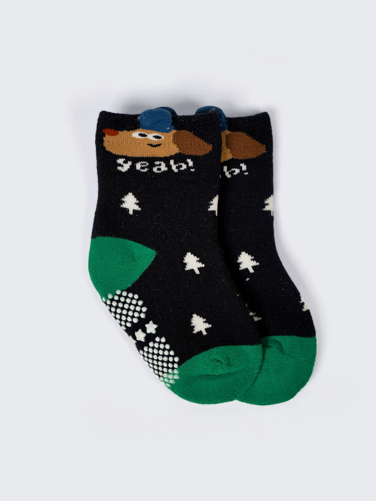 Kids Anti-Slip Cotton Socks – Pack of 2