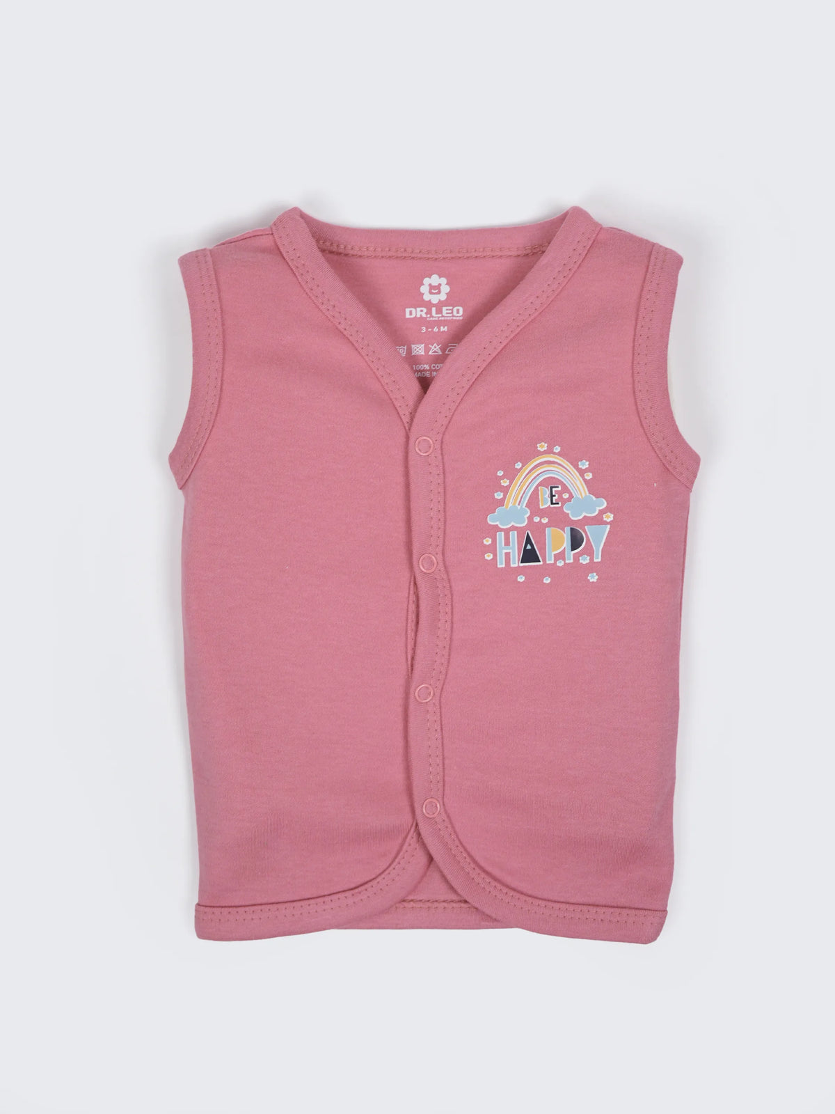 3-Piece Baby Cotton Sleeveless Vest Combo
