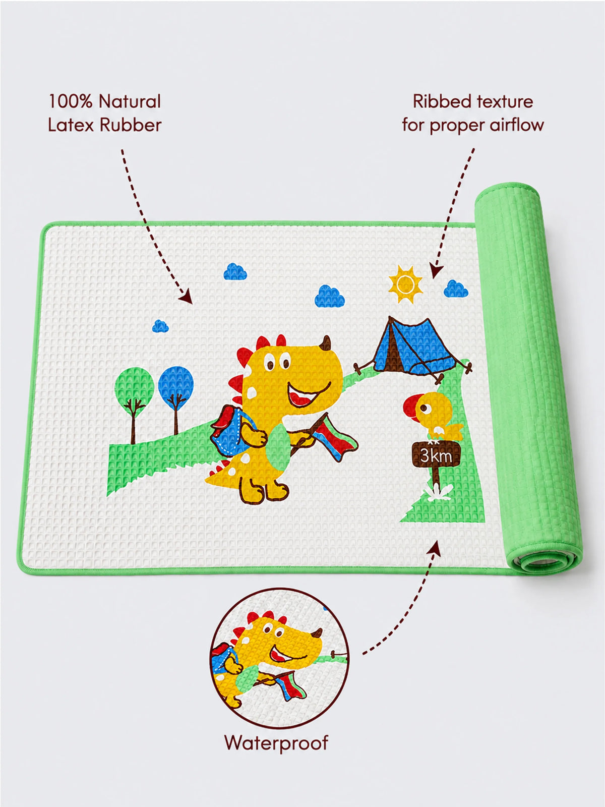 Air-Filled Waterproof Baby Cot Sheet