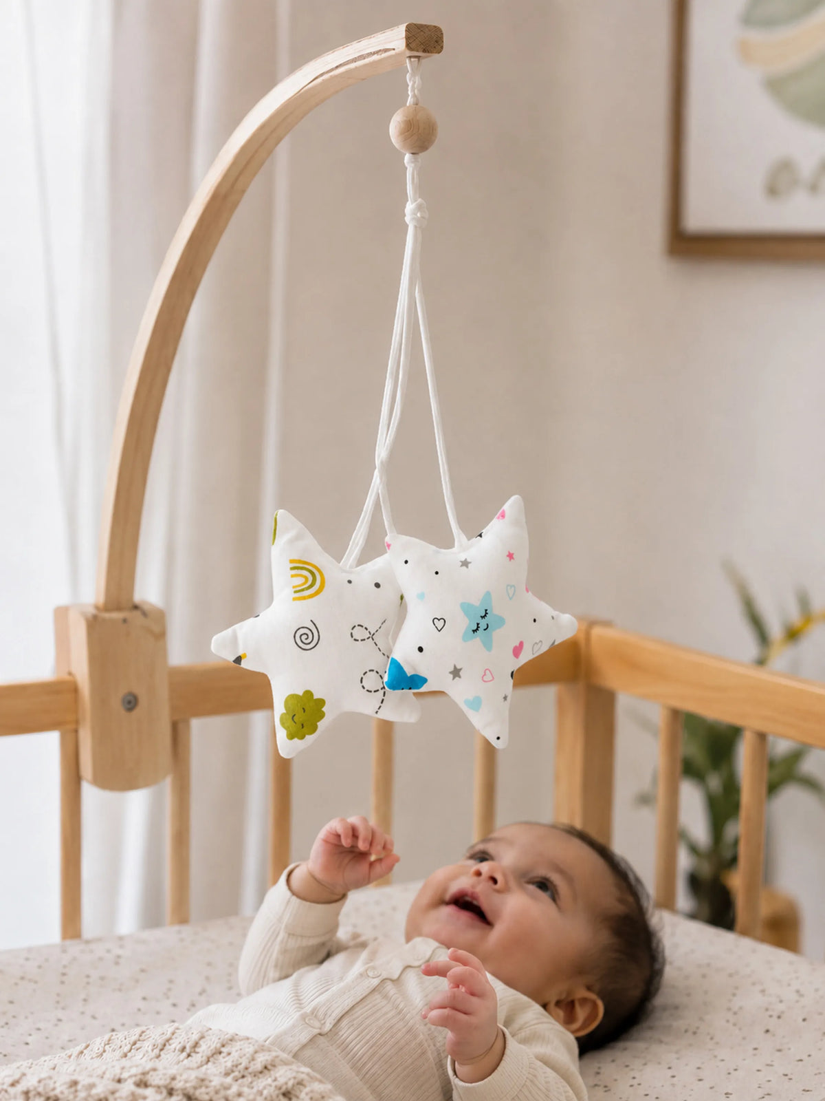 Baby Crib Hanging Star - 2 Piece Set