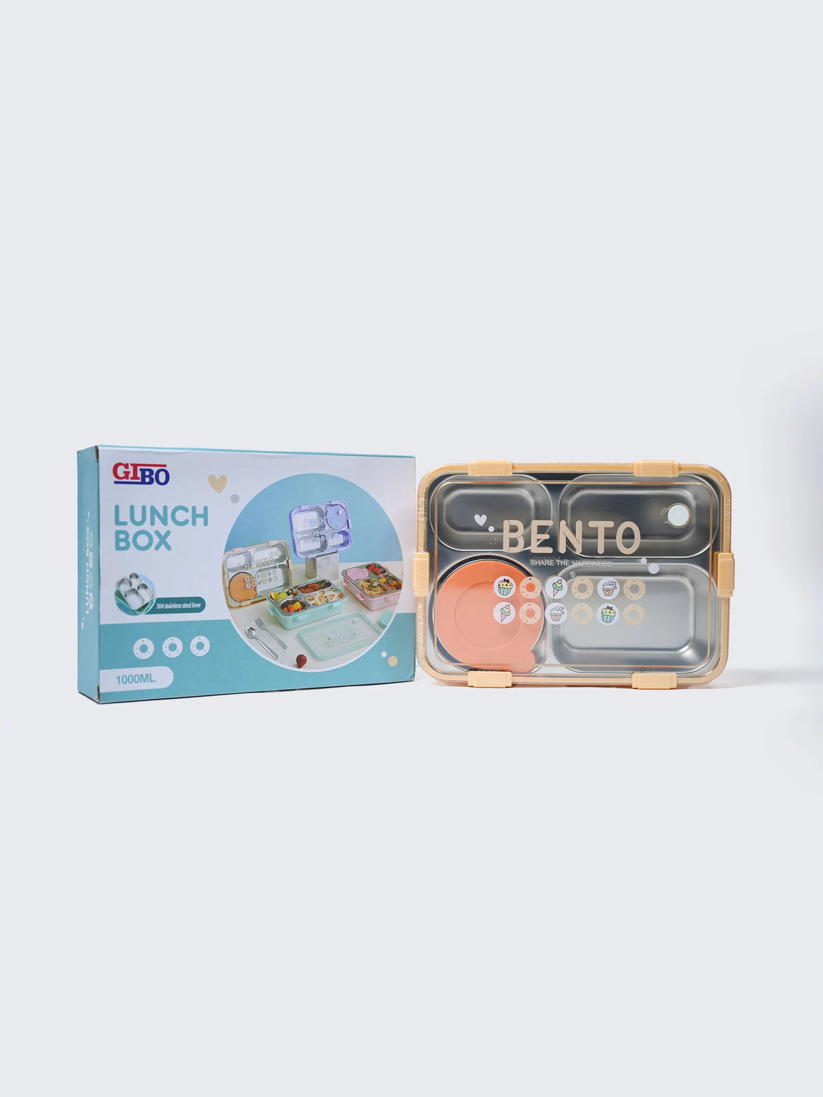 Stainless Steel Bento Lunch Box 1000ml