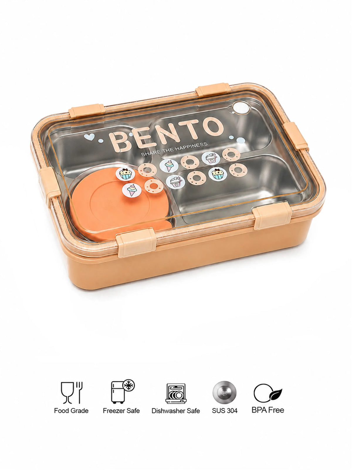 Stainless Steel Bento Lunch Box 1000ml