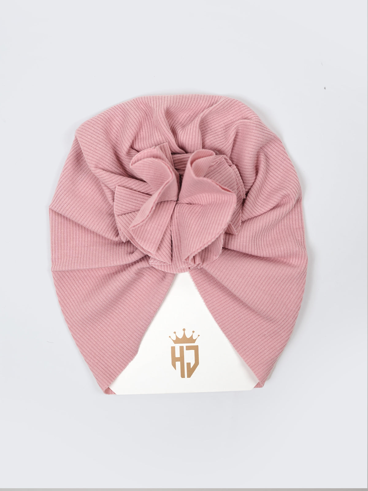 Baby Girls Turban Headwrap - Yellow & Pink