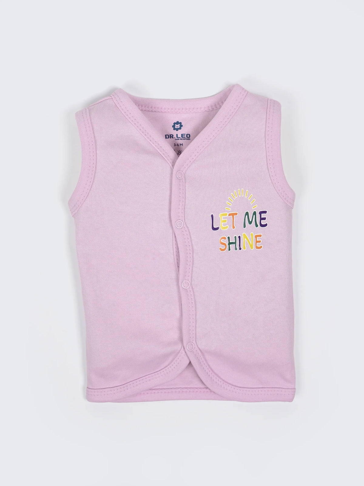 Baby Sleeveless Vest Combo of 3 Piece - 3-6 Months