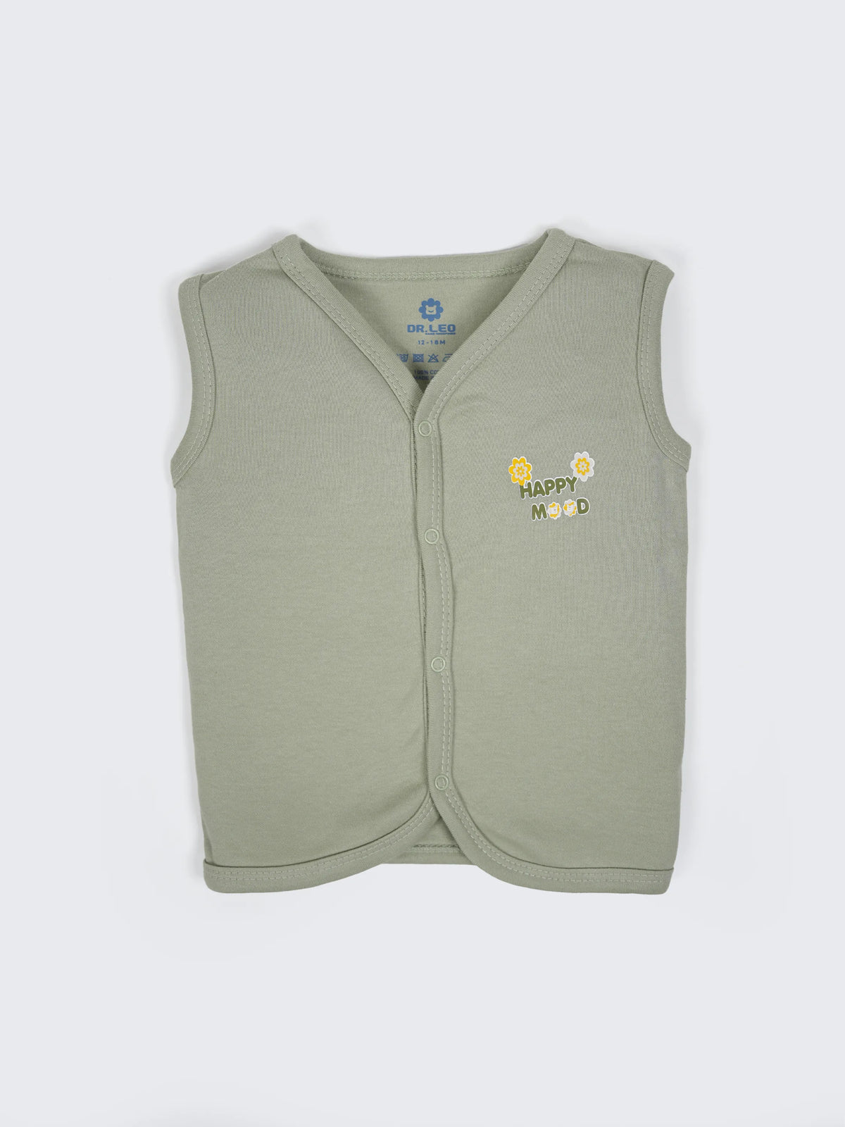 Baby Sleeveless 3-Piece Vest  Combo 12-18 Months