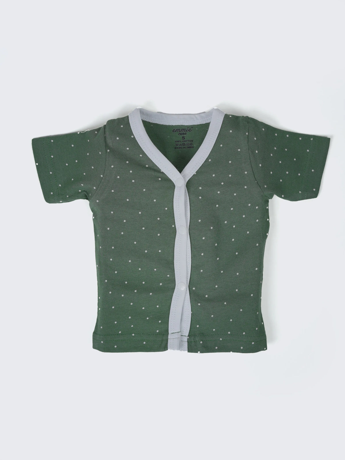 Baby Half Sleeve Jabla & Shorts Set - Green