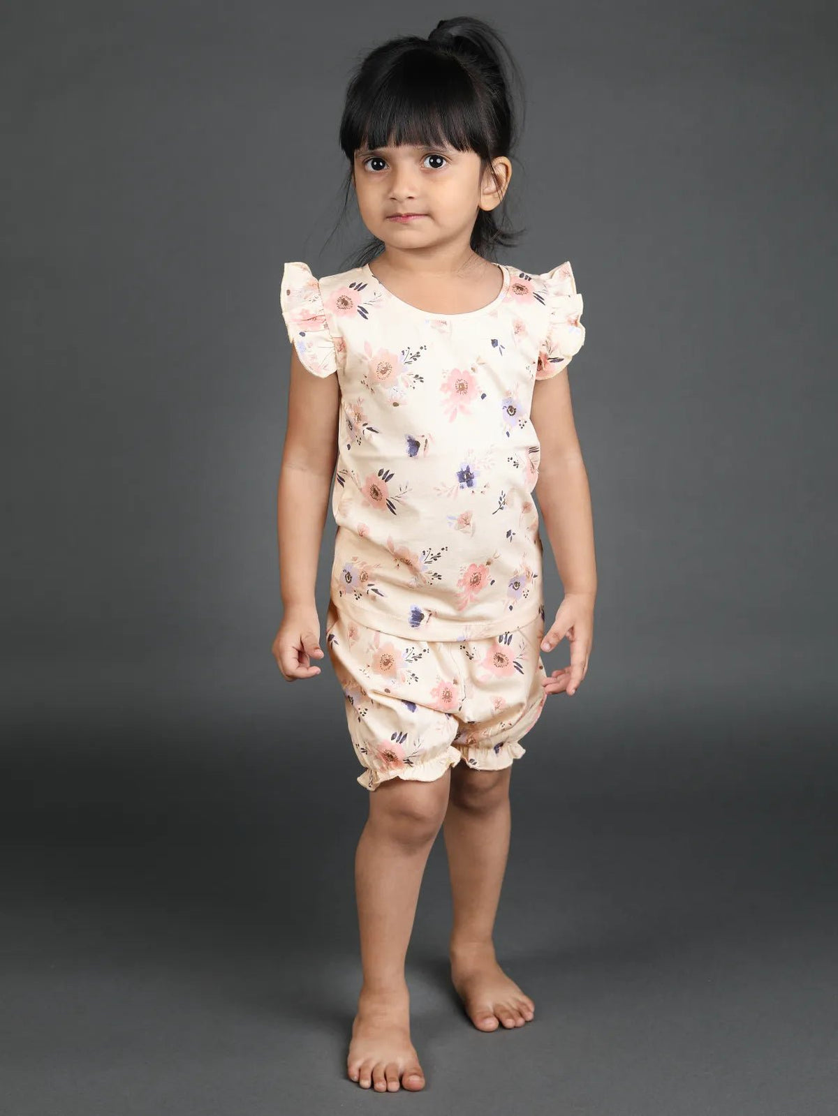 GIRLS HALF SLEEVES NIGHT SUIT