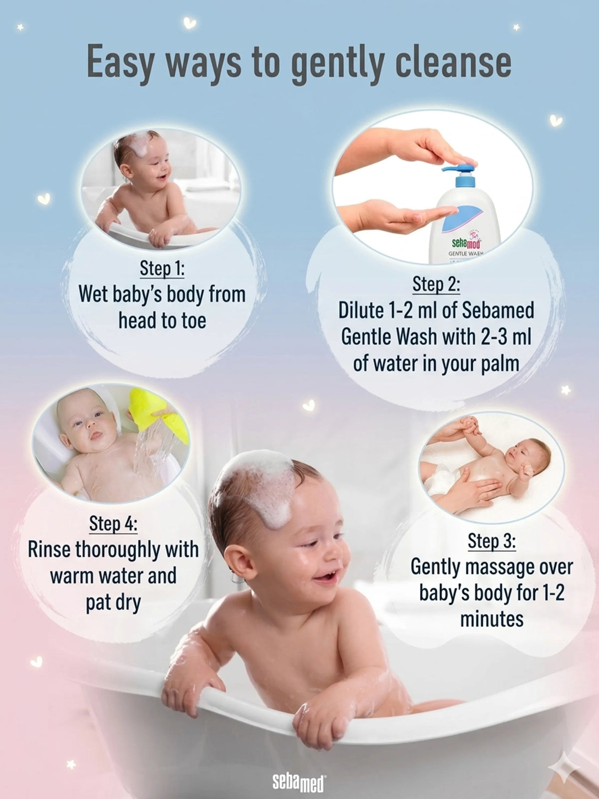 Baby Gentle Wash with Allantoin – 200ml