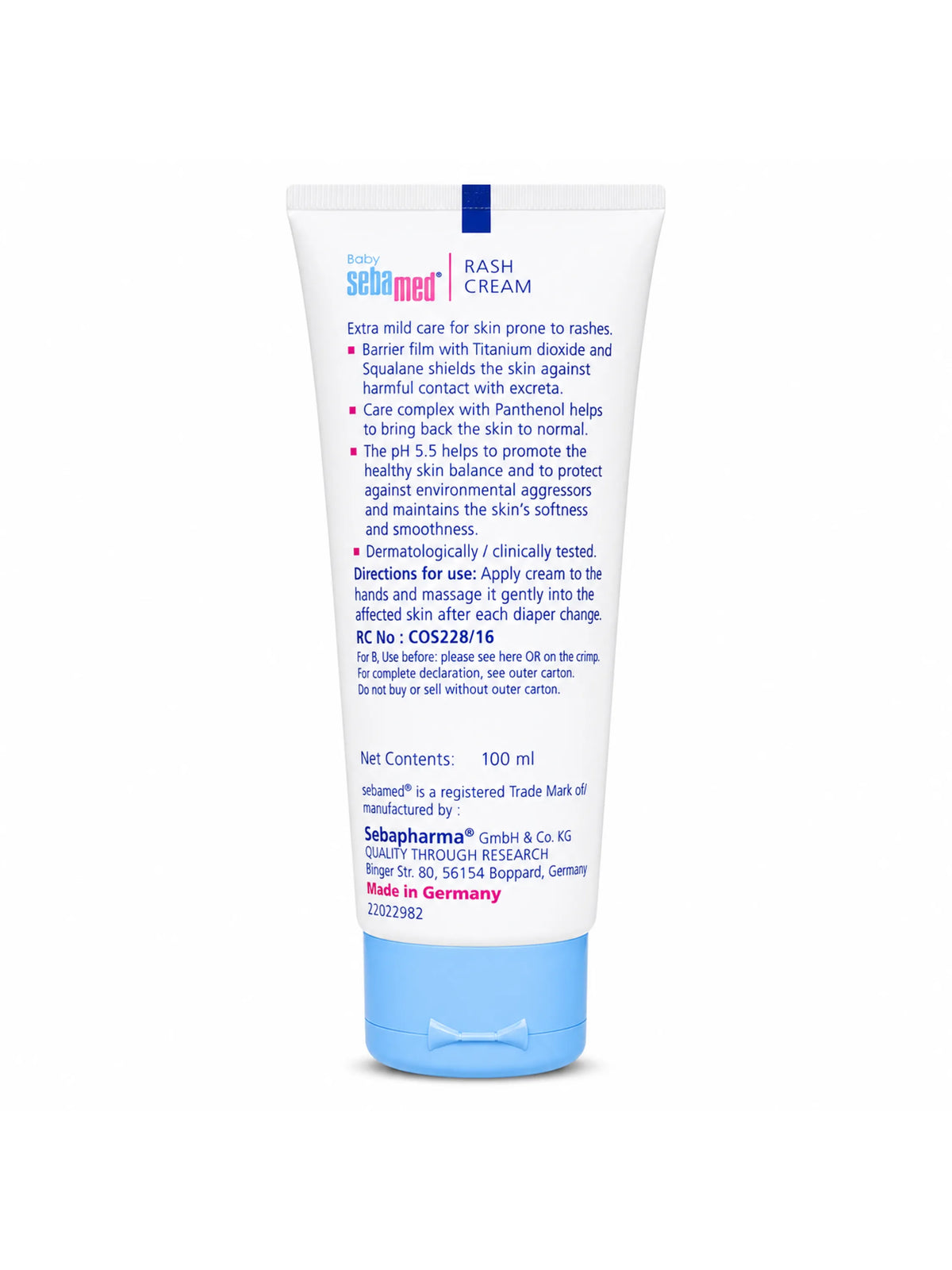 Baby Rash Cream with Panthenol – 100ml
