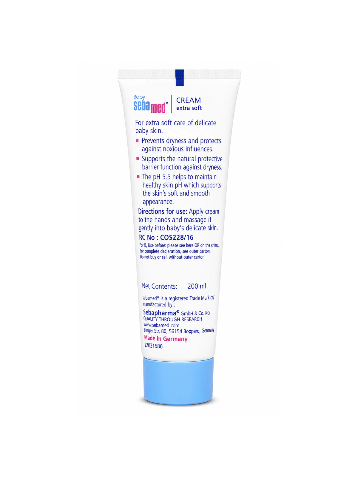 Baby Cream Extra Soft with Panthenol – 200ml