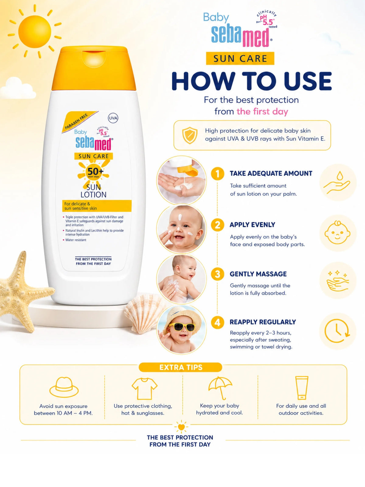Baby Sun Care Lotion SPF 50+ – 200ml
