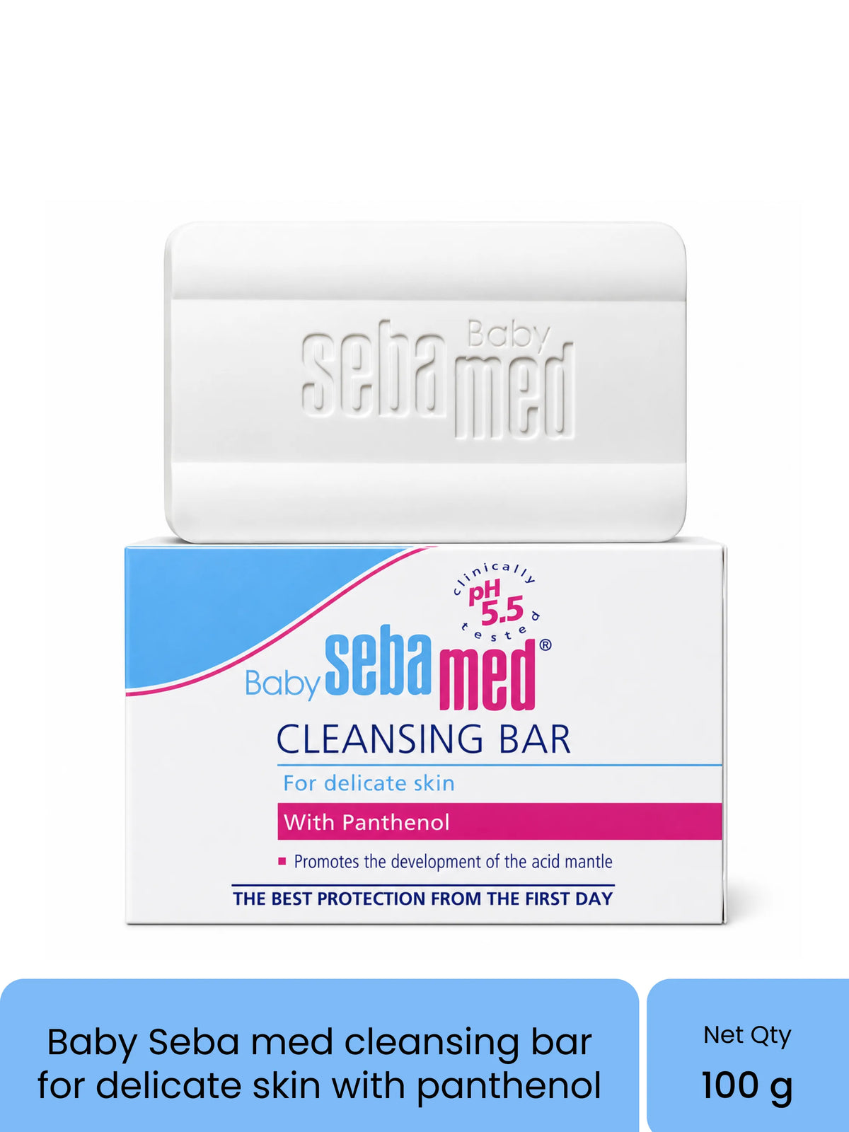 Baby Cleansing Bar with Panthenol – 100g