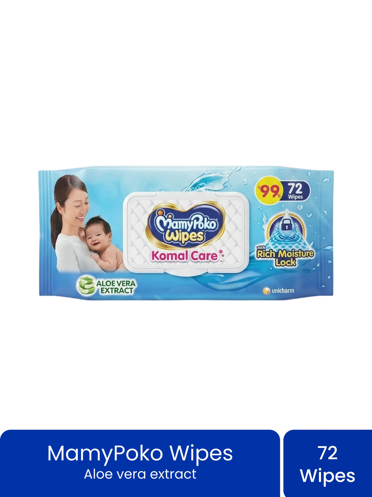 Wipes Komal Care – Aloe Vera Extract