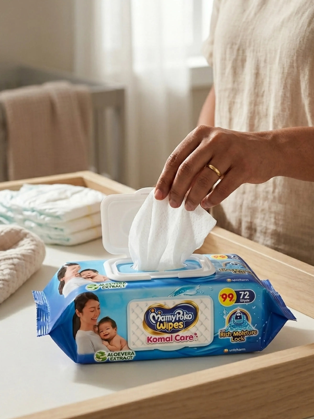 Wipes Komal Care – Aloe Vera Extract