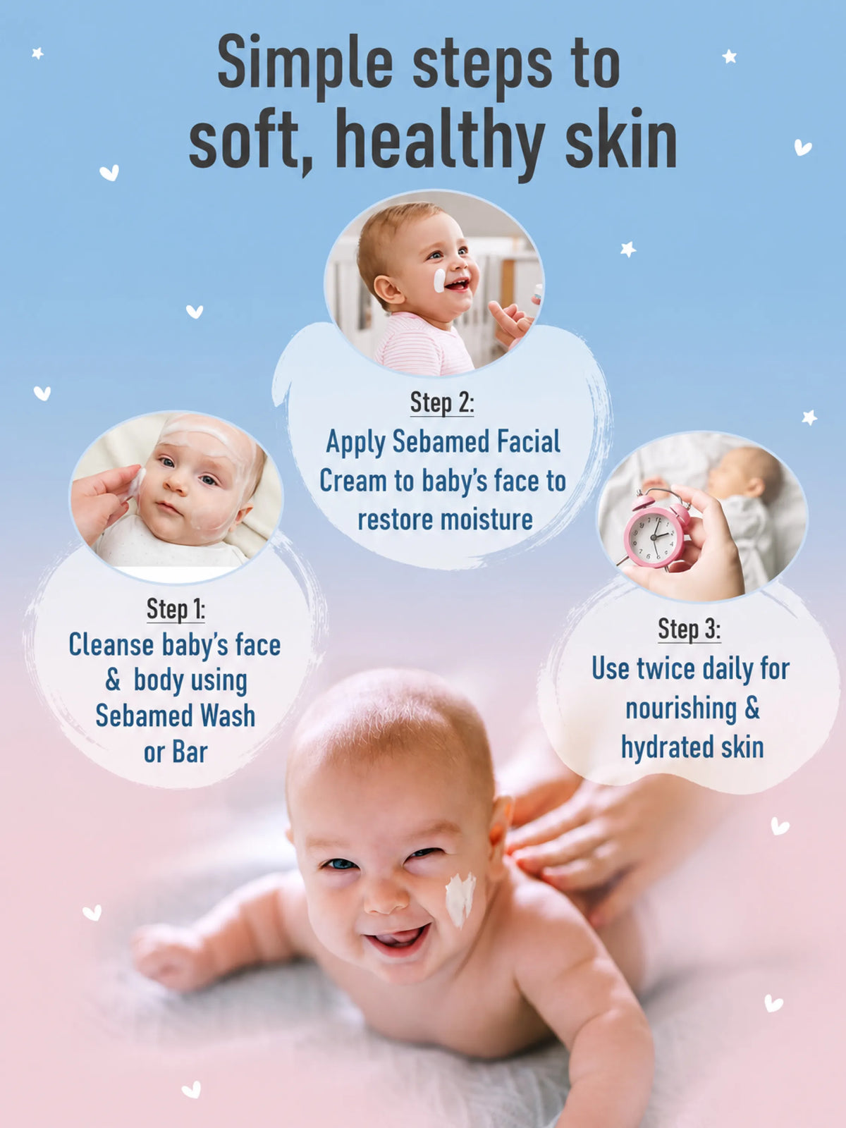 Baby Protective Facial Cream with Panthenol – 50ml