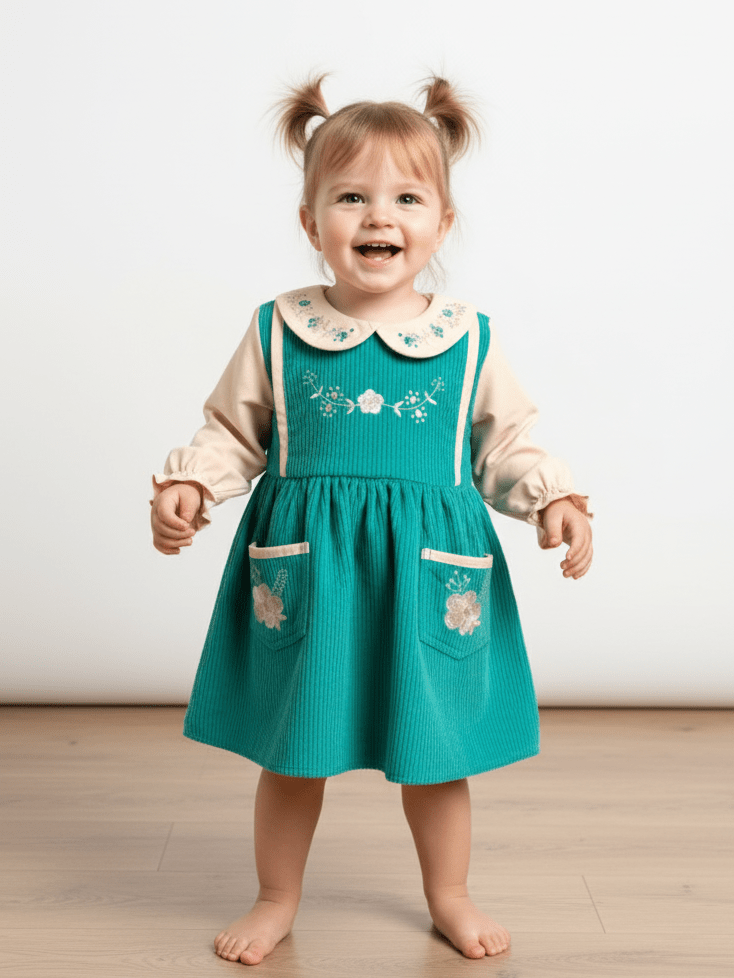 Vintage Look Baby Girl Dress