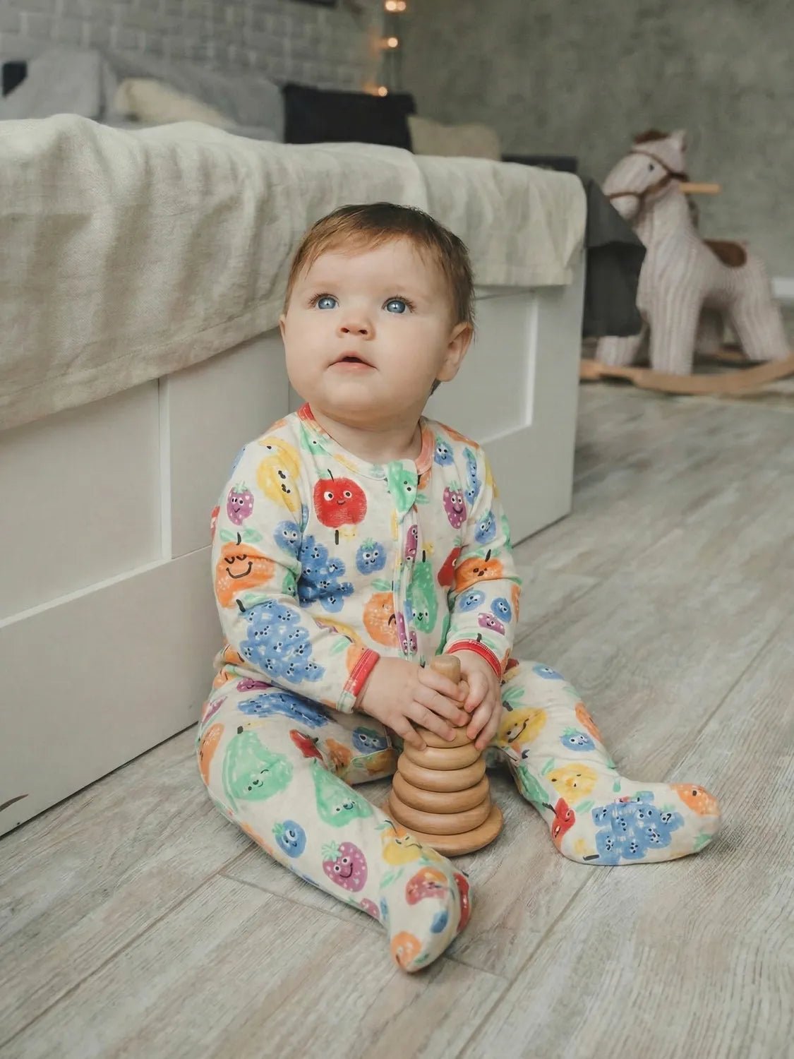 Fruity Fun Full Sleeve Footed Sleepsuit