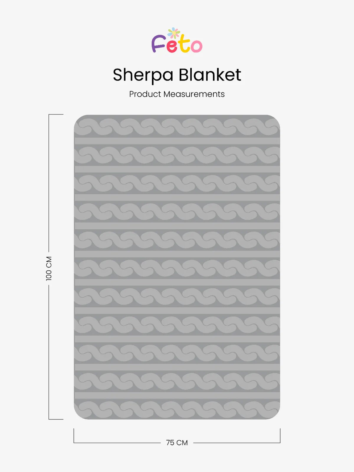 Blue blanket for baby boys & girls